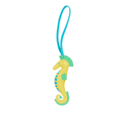 HERMÈS SEAHORSE BAG CHARM, front view